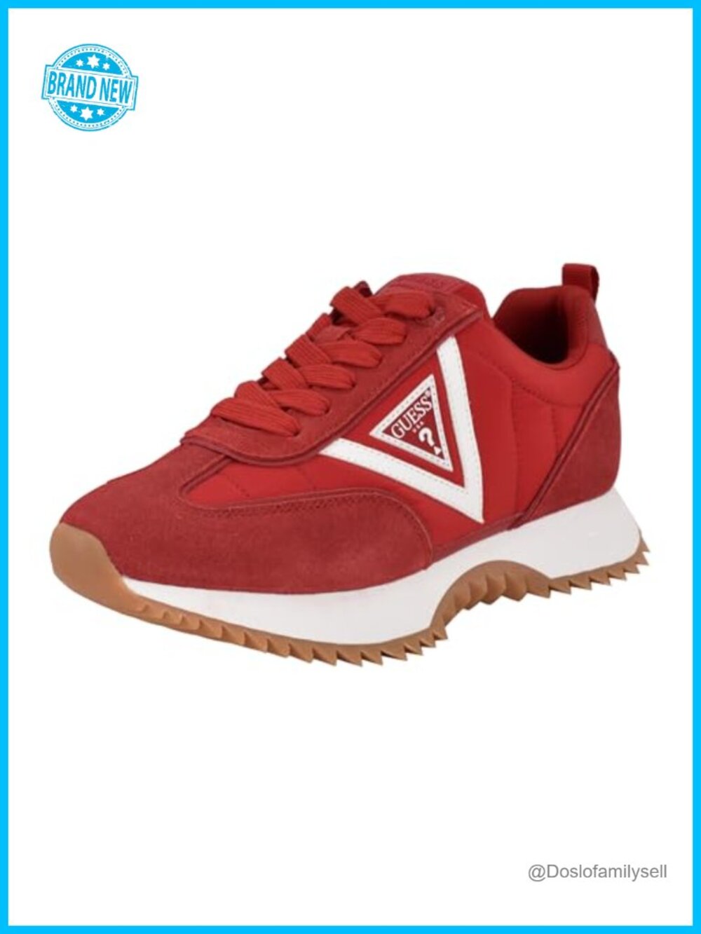 Bailei Retro Jogger Sneaker Suede Textile Faux Leather Lace-Up Casual